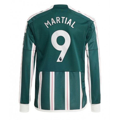 Maillot de foot Manchester United Anthony Martial #9 Extérieur 2023-24 Manche Longue